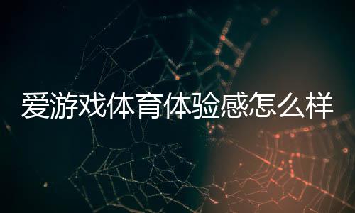 爱游戏体育体验感怎么样?真实用户评测与新手使用攻略