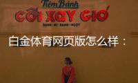 白金体育网页版怎么样：充满惊喜的游戏体验