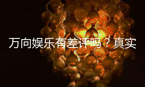 万向娱乐有差评吗?真实玩家体验与评价解析