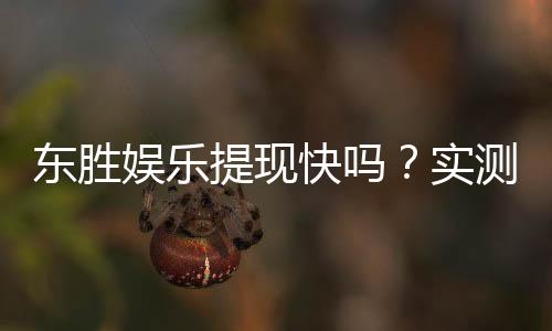 东胜娱乐提现快吗?实测到账速度与提现技巧分享
