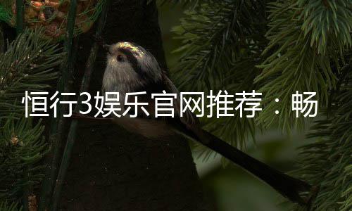 恒行3娱乐官网推荐:畅享顶级棋牌电游的完美之选