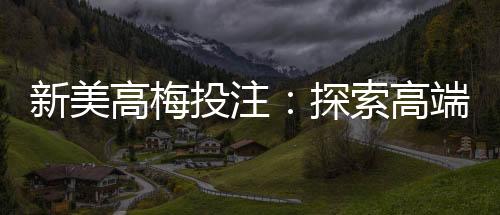 新美高梅投注:探索高端娱乐体验与投注技巧