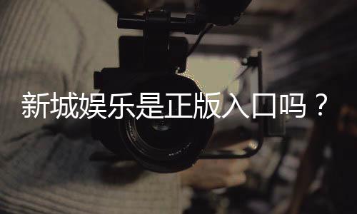 新城娱乐是正版入口吗?揭秘平台资质与安全玩法指南