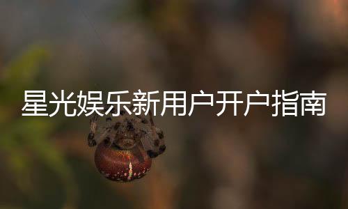 星光娱乐新用户开户指南:轻松注册三步搞定畅享豪华游戏礼遇