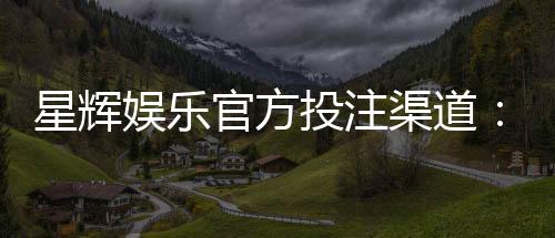 星辉娱乐官方投注渠道:安全可靠的一站式游戏平台
