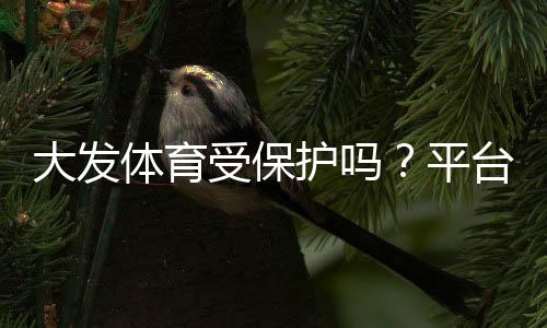 大发体育受保护吗？平台安全、数据隐私与资金保障全面解析