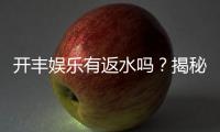 开丰娱乐有返水吗？揭秘返水福利与玩法攻略