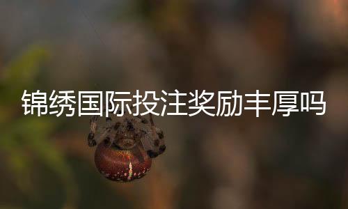 锦绣国际投注奖励丰厚吗？探索网博彩新世界