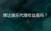 辉达娱乐代理收益高吗？资深玩家揭秘真实收益与操作技巧