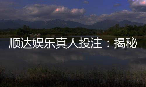 顺达娱乐真人投注:揭秘高胜率玩家的实战技巧与策略