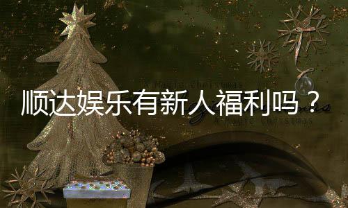 顺达娱乐有新人福利吗?独家揭秘首存优惠与新手礼包