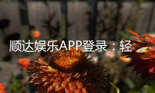 顺达娱乐APP登录:轻松畅玩安全便捷的一站式娱乐平台