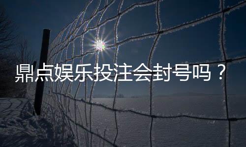 鼎点娱乐投注会封号吗?揭秘平台风控规则与防封技巧