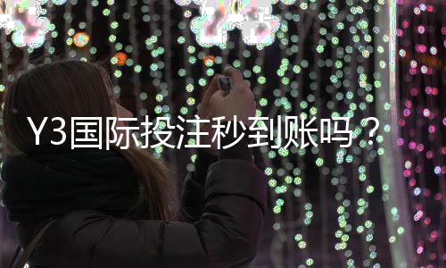 Y3国际投注秒到账吗？充值与提现到账时间、常见延迟原因与实测攻略