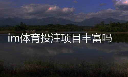 im体育投注项目丰富吗?全面解析平台游戏种类与特色玩法